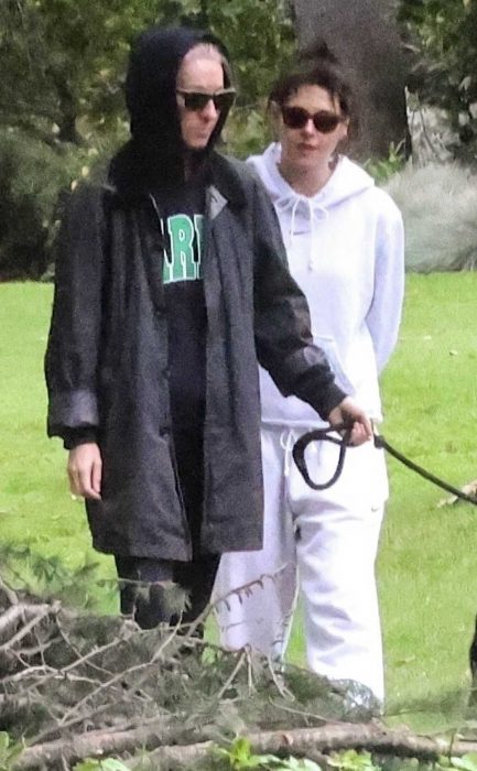 Kristen Stewart in a White Sweatsuit