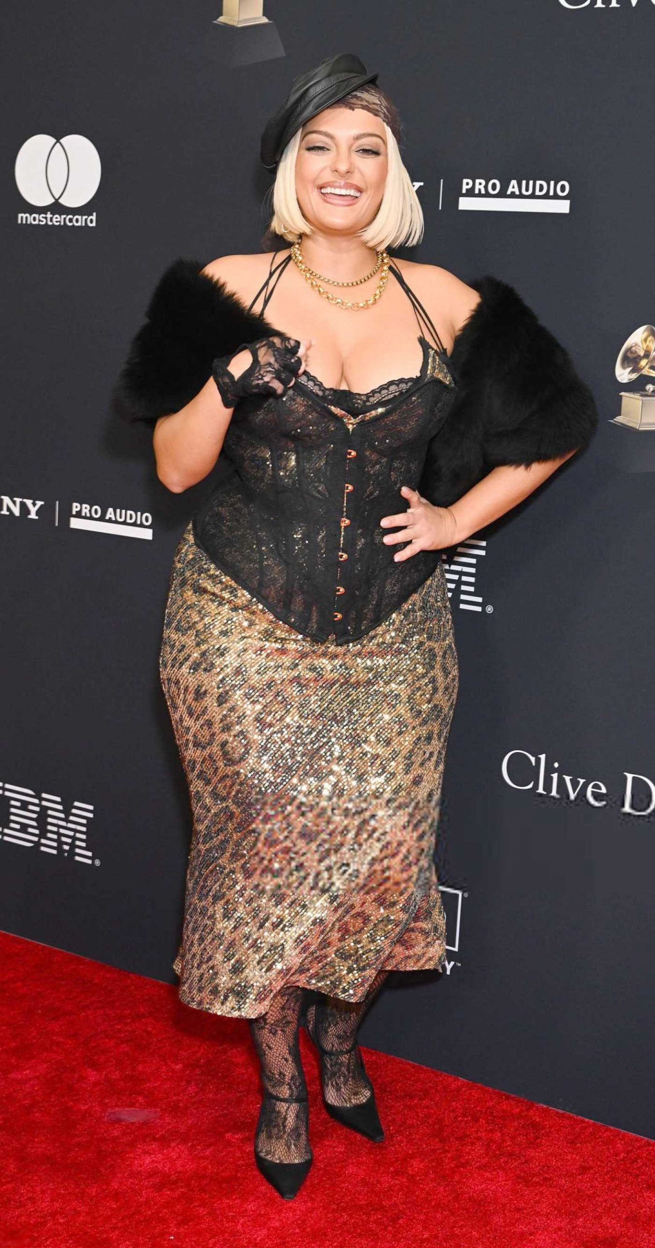 Bebe Rexha Attends Pre-Grammy  Gala and Grammy Salute to Industry Icons Honoring Avery Lipman and Monte Lipman at the Beverly Hilton Hotel in Beverly Hills 01/31/2026