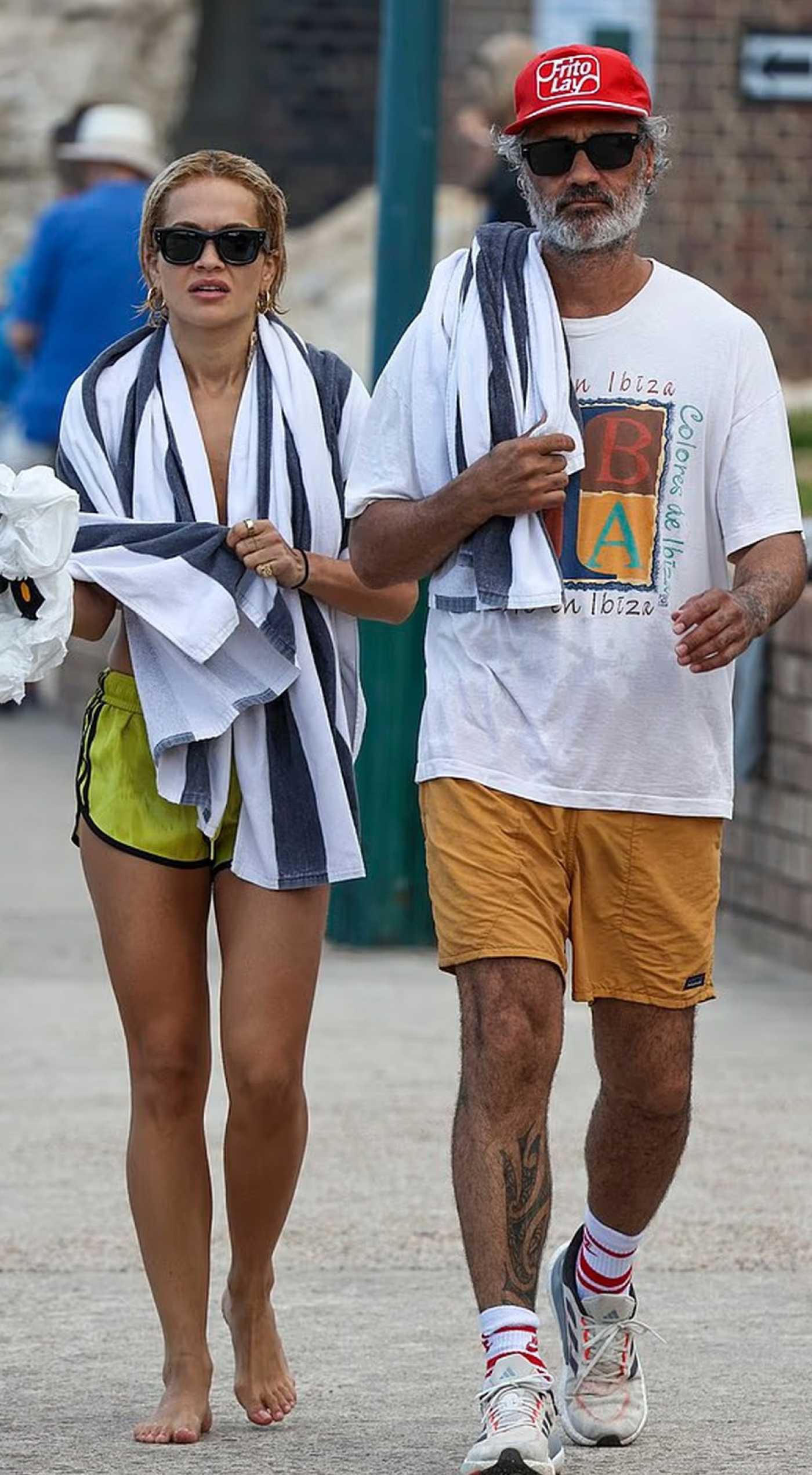 Rita Ora in Bikini Top Leaves the Beach Out with Taika Waititi in Sydney 02/09/2026