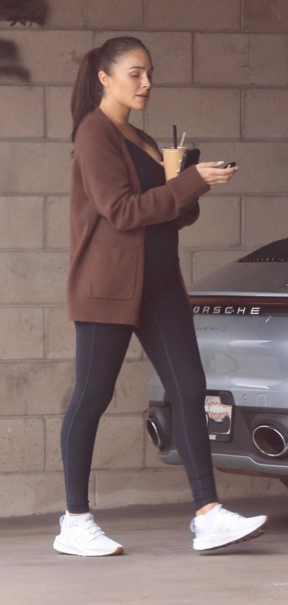 Olivia Culpo in a White Sneakers Leaves the Gym in West Hollywood 05/18/2026