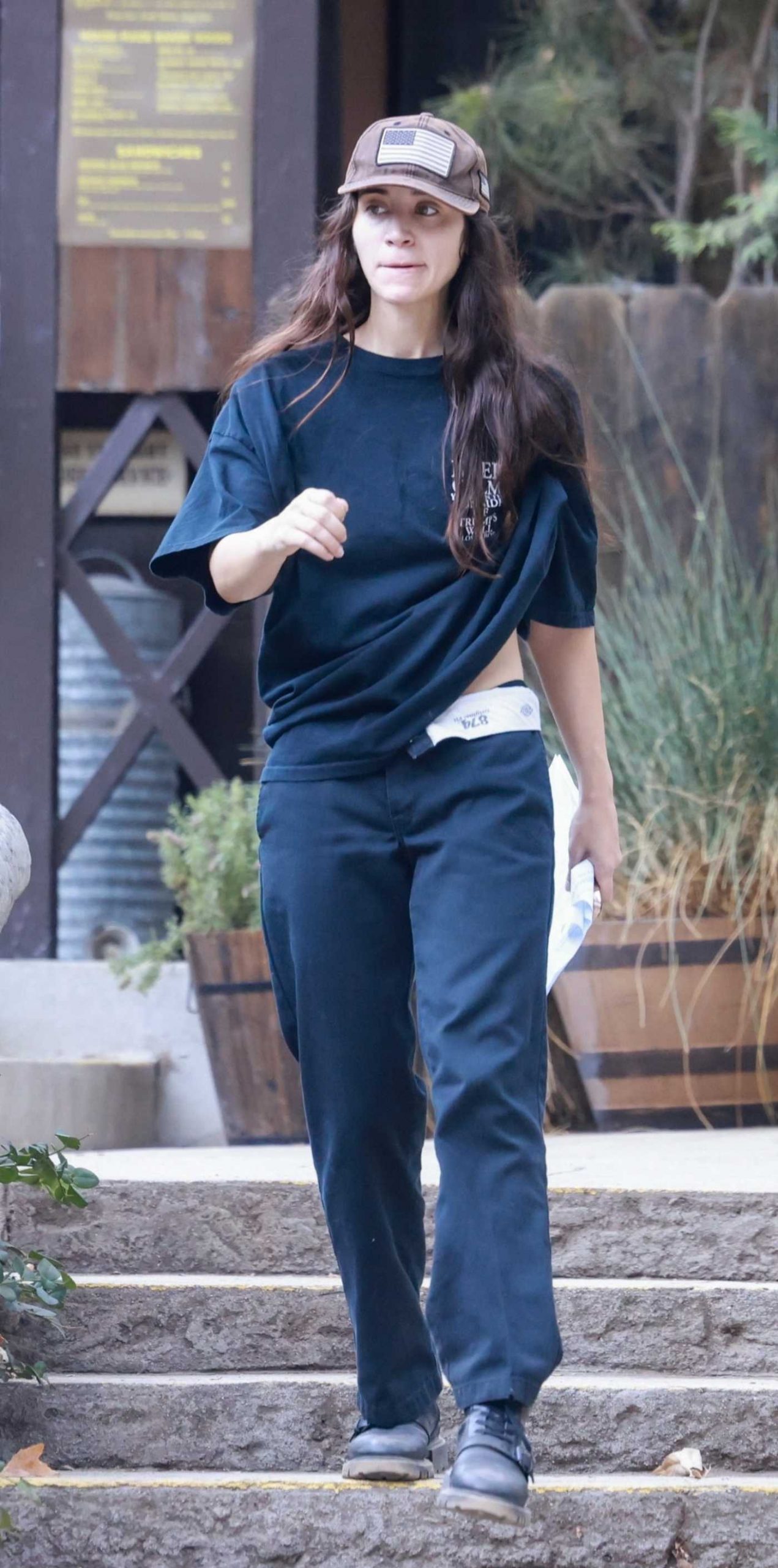 Caylee Cowan Leaving Breakfast at Trails Cafe in Los Feliz 07/13/2026
