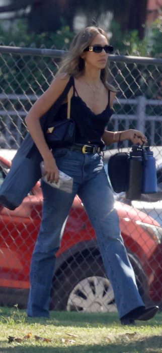 Jessica Alba in a Black Top