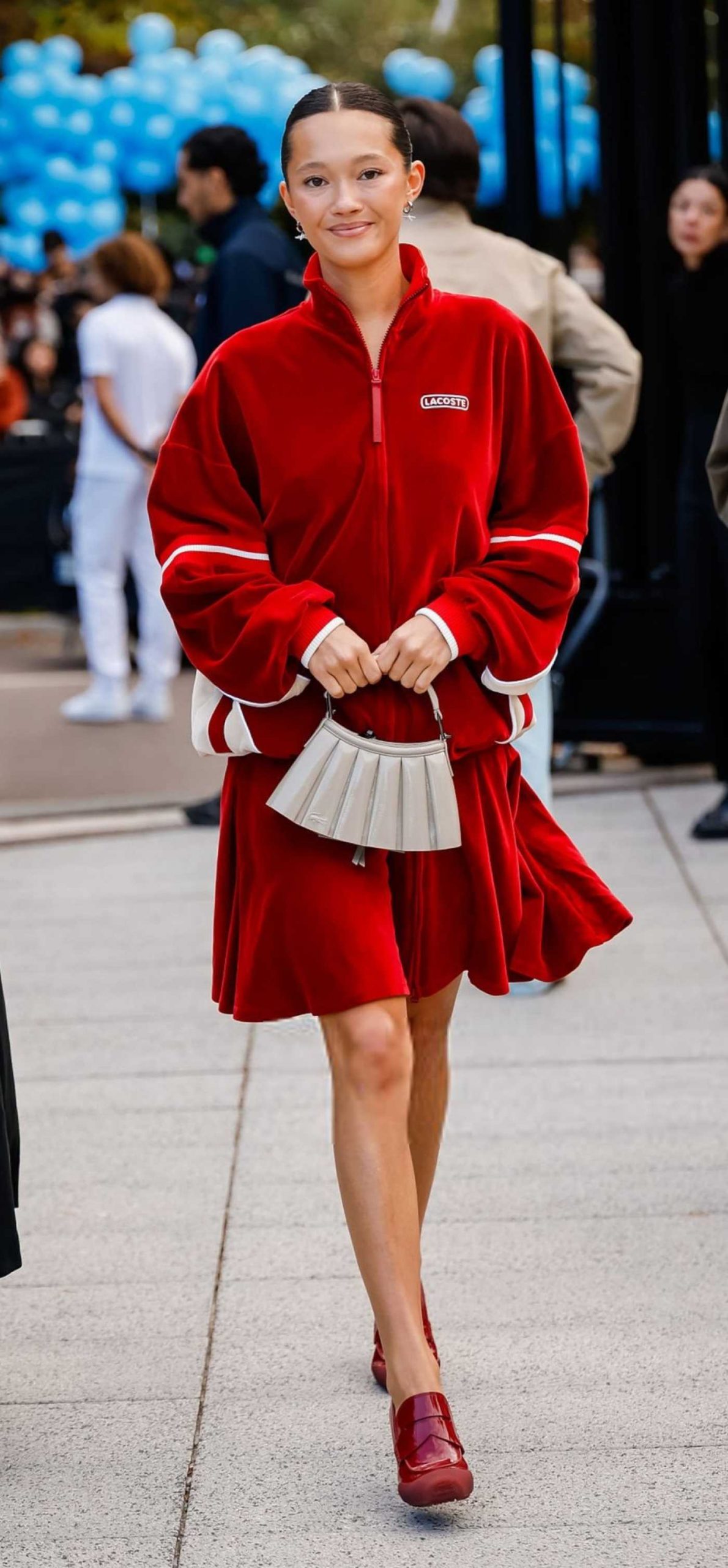 Lily Chee Attends the Lacoste Fashion Show During 2026 Paris Fashion Week in Paris 10/04/2026