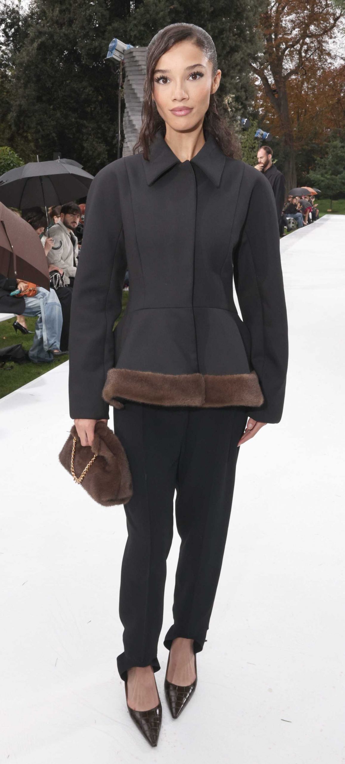 Malia Baker Attends the Stella McCartney Fashion Show During 2026 Paris Fashion Week in Paris 09/30/2026