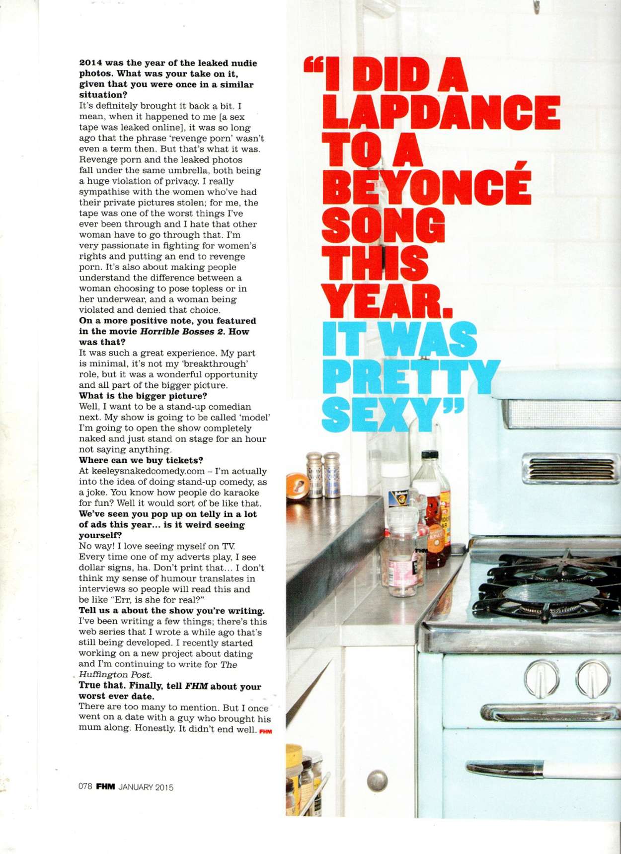 Keeley Hazell FHM Magazine-1