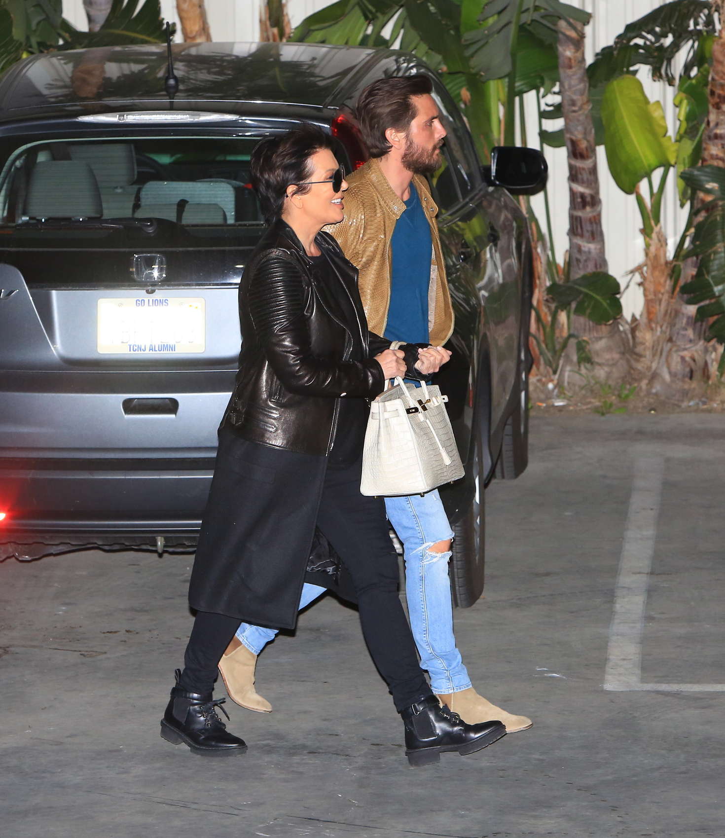 Kris Jenner and Scott Disick Leaving the studio in Hollywood-1