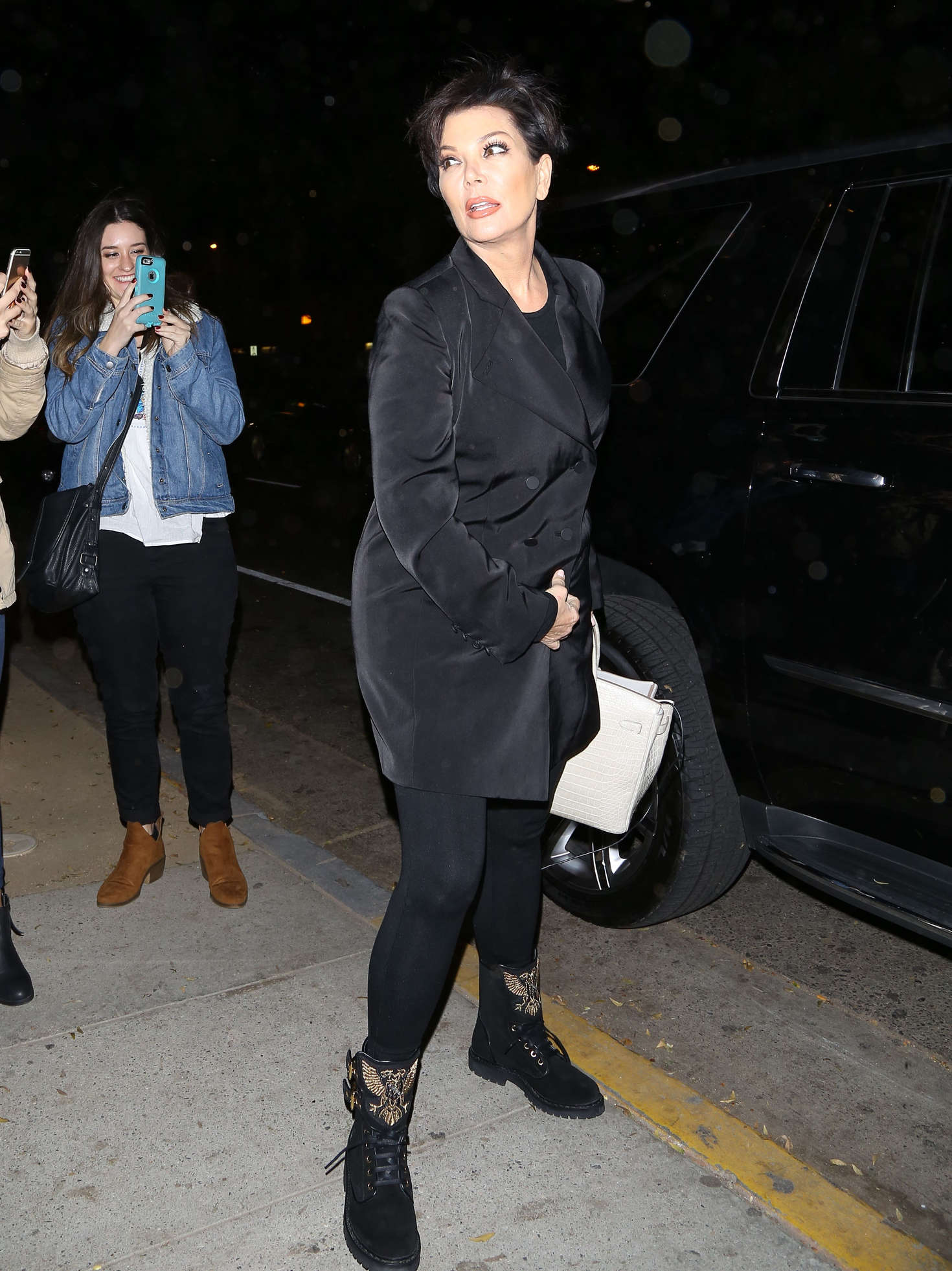 Kris Jenner at a party in Hollywood-1