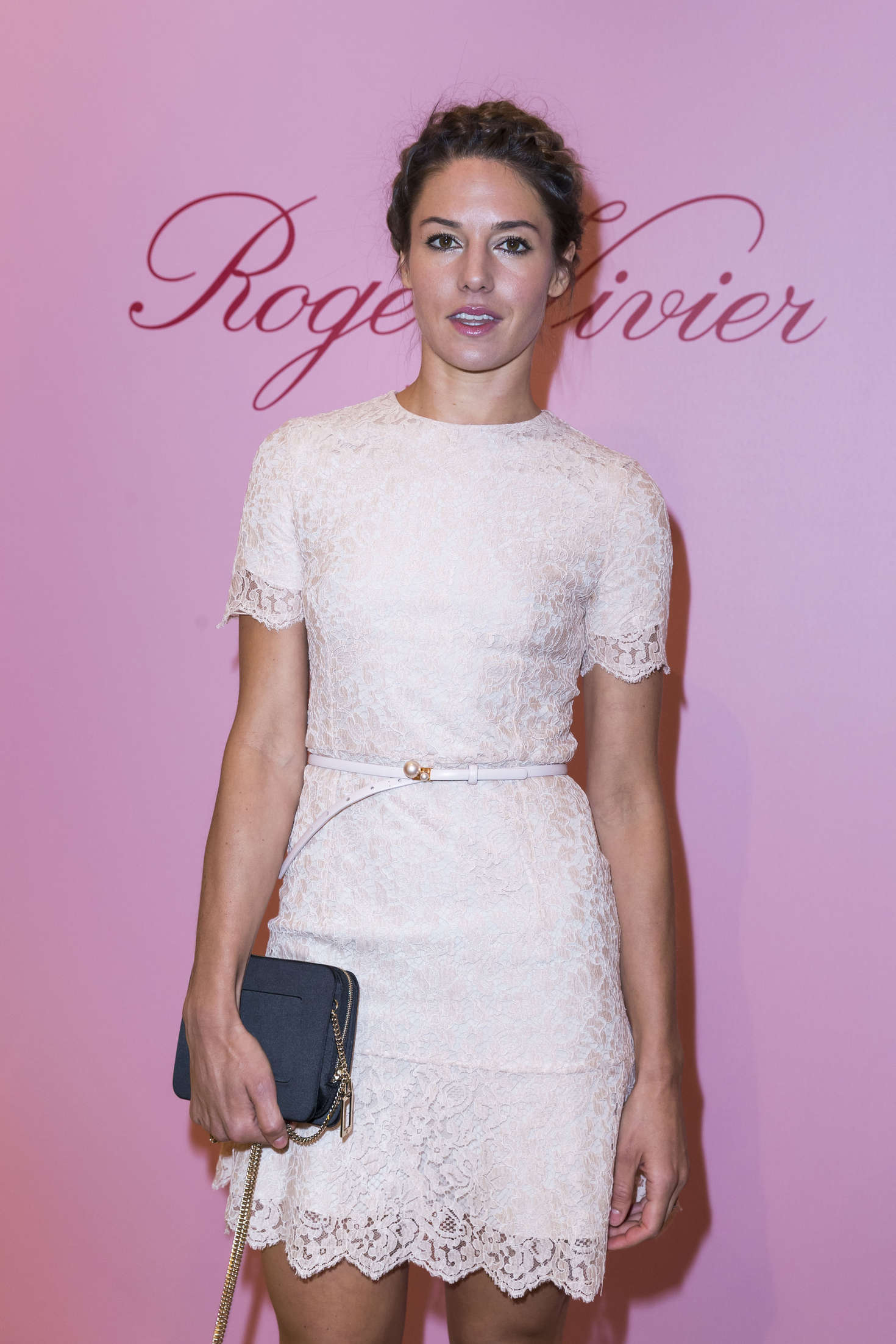 Natasha Andrews Roger Vivier Prismick Denim Party in Paris-1