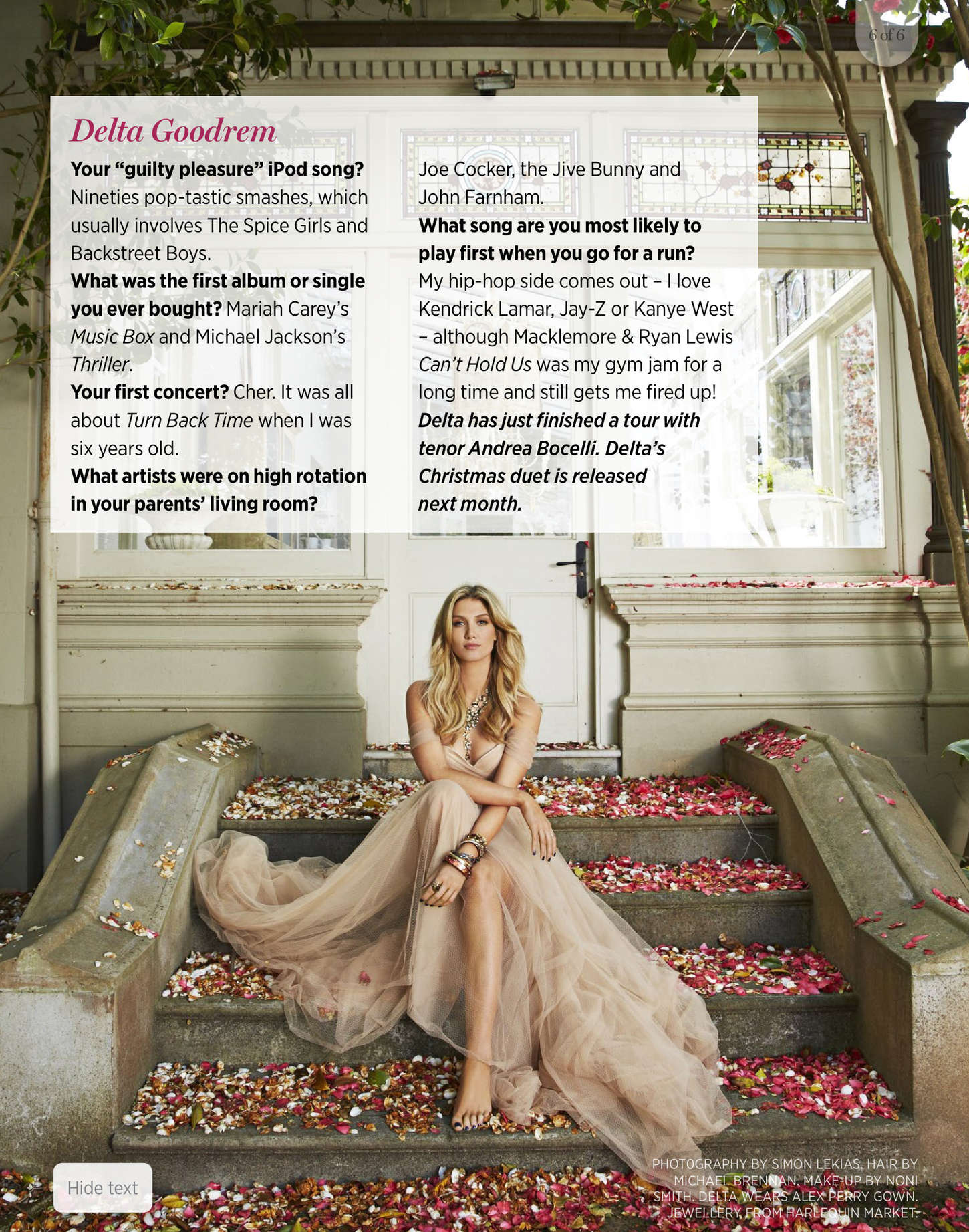 Delta Goodrem Womenâs Weekly Magazine-1