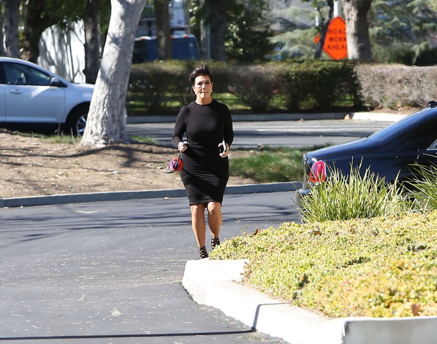 Kris Jenner in Tight Dress out in Hollywood-1