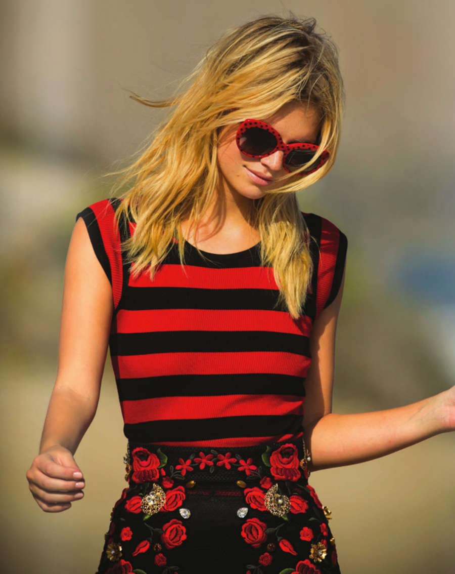 Nadine Leopold by Gilles Bensimon for The Daily