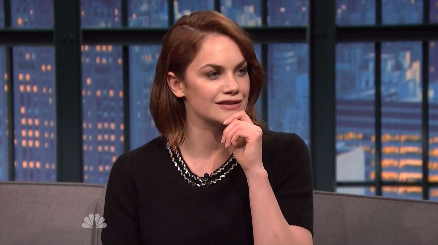 Ruth Wilson at Late Night with Seth Meyers in New York-1