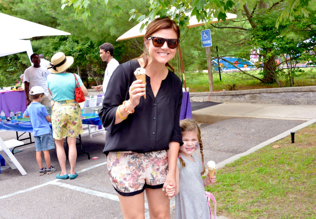 Tiffani Thiessen at CMEE Family Fair in Bridgehampton-1